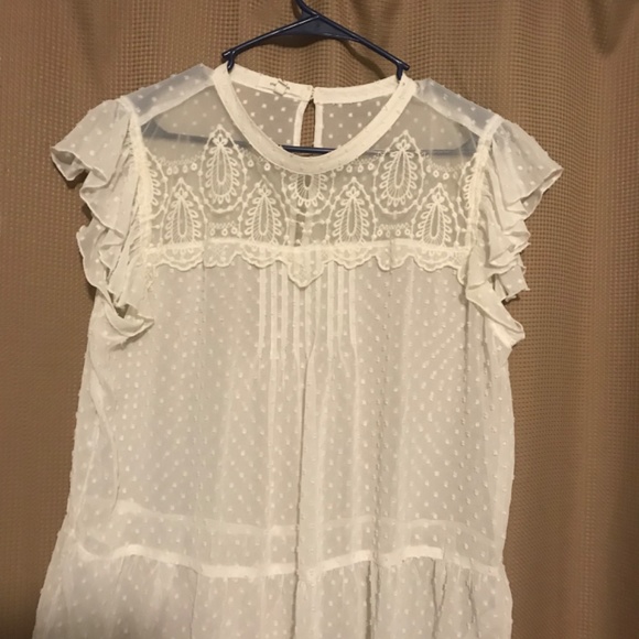 Sheer Maurice’s top, very very nice and cute size large - Picture 3 of 4